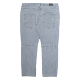 RAINBOW Mens Jeans Grey Loose Straight Stone Wash W38 L30