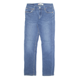 LEVI'S Girls Jeans Blue Slim Tapered Stone Wash W28 L28