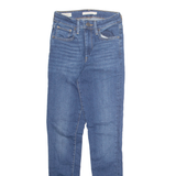 LEVI'S 721 High Rise Girls Jeans Blue Slim Straight W25 L30