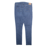 LEVI'S Womens Jeans Blue Regular Tapered Stone Wash W33 L32