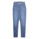 LEVI'S High Rise Womens Jeans Blue Slim Skinny Stone Wash W25 L29