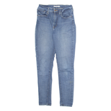 LEVI'S 721 High Rise Womens Jeans Blue Slim Skinny Stone Wash W26 L30