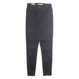 LEVI'S Mile High Super Womens Jeans Black Slim Skinny W28 L30
