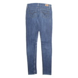 LEVI'S Too Superlow Womens Jeans Blue Regular Skinny Stone Wash W28 L32