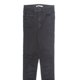 LEVI'S Mile High Womens Jeans Black Slim Skinny W25 L30