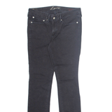 LEVI'S Womens Jeans Black Regular Skinny W30 L32