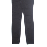 LEVI'S Womens Jeans Black Regular Skinny W30 L32