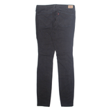 LEVI'S Womens Jeans Black Regular Skinny W30 L32