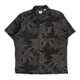 Levis Floral Hawaiian Shirt - 2XL Black Cotton