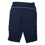 KAPPA Cropped Mens Sweatpants Blue Wide-Leg 2XL W36 L21