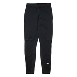 REEBOK Mens Track Pants Black Skinny M W24 L28