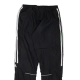 ADIDAS Mens Track Pants Black Tapered S W28 L30