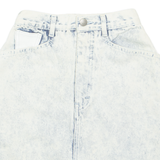 CODE NOUVEAU Womens Straight Skirt Blue Knee Length Denim XXS