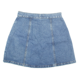 BDG URBAN OUTFITTERS Buttoned Womens A-Line Skirt Blue Short Denim XS