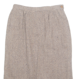 PENDLETON Womens Pencil Skirt Brown Midi Wool Houndstooth S