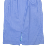 PENDLETON Womens Pencil Skirt Blue Midi Wool XXS