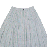 Womens Pleated Skirt Grey Midi Check S