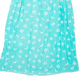 Womens Straight Skirt Blue Midi XS