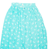 Womens Straight Skirt Blue Midi XS