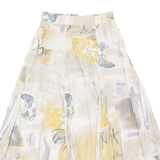 YVONNE Womens A-Line Skirt Beige Midi XXS