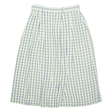 WALBUSCH Womens A-Line Skirt Green Midi Gingham UK 16