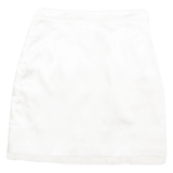 Womens Straight Skirt White Knee Length M