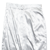 Womens Straight Skirt Grey Knee Length S