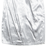 Womens Straight Skirt Grey Knee Length S