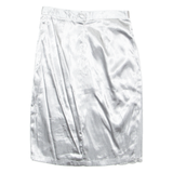 Womens Straight Skirt Grey Knee Length S