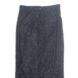 Womens Peasant Skirt Black Long M