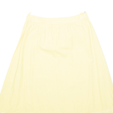 Womens A-Line Skirt Yellow Midi S