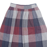 EVAN-PICONE Womens A-Line Skirt Red Midi Wool S