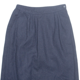 JONES NEW YORK Womens Pencil Skirt Blue Midi Wool UK 12