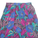 Womens A-Line Skirt Blue Midi Floral M