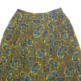 PENDLETON Womens A-Line Skirt Yellow Midi Crazy Pattern M