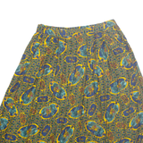 PENDLETON Womens A-Line Skirt Yellow Midi Crazy Pattern M