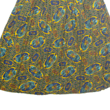 PENDLETON Womens A-Line Skirt Yellow Midi Crazy Pattern M