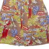 YESSICA Womens A-Line Skirt Brown Long Floral M