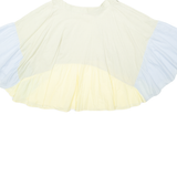 Womens Flare Skirt Blue Knee Length M