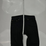 501 Levis Jeans - 34W 30L Black Cotton