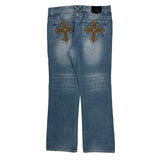 Xtreme Couture Studded Jeans - 36W 31L Blue Denim