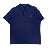 Polo By Ralph Lauren Polo Shirt - XL Blue Cotton
