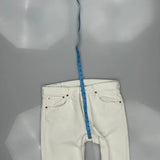 Levis Jeans - 32W 30L White Cotton