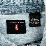 Levis Denim Shirt - Large Light Wash Cotton