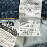 501 Levis Jeans - 31W 36L Blue Cotton