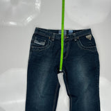 Raider Hip Hop Jeans - 38W 32L Dark Wash Cotton