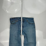 501 Levis Jeans - 36W 30L Blue Cotton