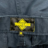 Unbranded Cargo Shorts - 34W 10L Navy Cotton