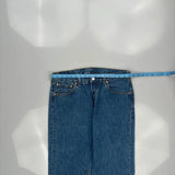 501 Levis Jeans - 34W 30L Blue Denim