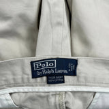 Polo By Ralph Lauren Chino Shorts - 36W 7L Beige Cotton
